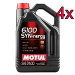 Case Of 4 Motul 6100 Syn-nergy Technosynthese 5W-30 Engine Motor Oil 5L. Fixed Price $165.88.