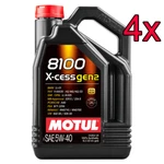 Case Of Motul 8100 X-cess GEN2 Full Synthetic 5W-40 Engine Motor Oil 5L. Fixed Price $181.88.