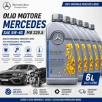 Mercedes Engine Oil 5W40 Mb 229.5 Original 6L Sae 5W-40. Fixed Price $96.88.