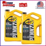 2 Pack, Pennzoil Ultra Platinum Full Synthetic 5W-30 Motor Oil, Quart. Fixed Price $50.35.