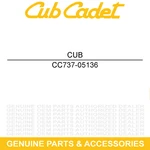 Cub Cadet 737-05136 Transmission Oil Shell 10W30 Sprx Challenger 4X4 400. Fixed Price $17.95.