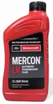 Motorcraft Mercon Lv Automatic Transmission Fluid, 1 Quart. Fixed Price $17.99.
