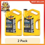 (2 Pack) Pennzoil Ultra Platinum Full Synthetic 5W-30 Motor Oil, Quart. Fixed Price $49.68.