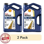 2 Pack Shell Rotella T6 Full Synthetic 5W-40 Diesel Engine Oil, 1 Gallon, New. Fixed Price $39.88.