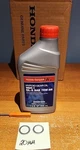 1-QT Honda Oem Hypoid Gear Oil With Gaskets New 08200-9014 HGO-1 GL-5 75W-85. Fixed Price $33.77.