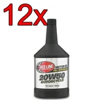 Case Of 12 Red Line Synthetic 20W50 Motorcycle Engine Oil Quart. Fixed Price $210.88.