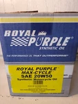 Royal Purple 01316 20W-50 Max Cycle Synthetic Motorcyle Oil Pack Of Quarts. Fixed Price $99.00.