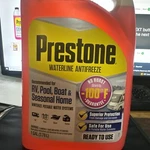 Prestone Waterline Antifreeze 1 Gal For Rv Pool Boat Home Anti-burst Protection. Fixed Price $5.99.