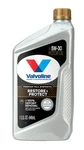 Valvoline Restore & Protect Full Synthetic 5W-30 Motor Oil 1 Quart Qt, Gold. Fixed Price $18.00.