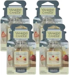 Yankee Candle Car Jar Ultimate Hanging Air Freshener, Iced Berry Lemonade, 4-PK. Fixed Price $22.76.