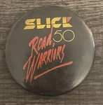 Vintage Slick 50 Road Warrior Motor Oil Engine Wear Treatment Racing Pinback. Fixed Price $5.40.