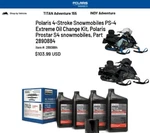 Polaris 4-STROKE Snowmobiles PS-4 Extreme Prostar OW-50 Oil Change- 2890884. Fixed Price $109.99.