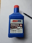Amsoil Synthetic Blend Marine Engine Sae 25W-40 1 U.s. Qt Oilsh. Fixed Price $30.00.