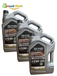 Lot Of 3 Teton 5W-20 High Performance Full Synthetic Motor Oil Quart Usa Made. Fixed Price $67.11.