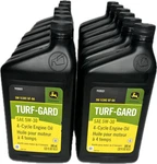 John Deere Turf-gard 5W-30 5W30 TY25121 32OZ 4-CYCLE Gas Engine Oil 12QTS. Fixed Price $79.95.