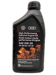 Genuine Volkswagen High Performance Engine Oil Sae 0W-30 Vw. Fixed Price $16.00.