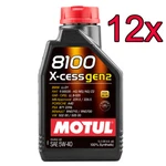 Case Of 12 Motul 8100 X-cess GEN2 Full Synthetic 5W-40 Engine Motor Oil 1L. Fixed Price $133.88.