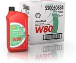 Aeroshell Aviation Oil W80 Case Of 6 Quarts. Fixed Price $93.50.
