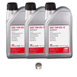 Febi Bilstein Vw, Mercedes Benz, Audi 75W Manual Transmission Fluid - 3 Pack. Fixed Price $79.97.