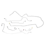 1973 Dodge Challenger Mopar Complete Power Disc Brake Line Set Kit Tube Oe Steel. Fixed Price $180.00.
