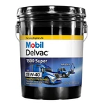 Mobil Delvac 1300 Super Heavy Duty Synthetic Blend Diesel Engine Oil 15W-40 5GAL. Fixed Price $58.63.