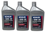 Kohler 10W30 Semi Synthetic Motor Oil Quarts 25 357 65-S Pack 10W-30. Fixed Price $36.49.