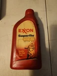 Red Bottle Exxon SUPERFLO10W-40 High Performance Motor Oil Qt Quart. Fixed Price $24.99.