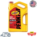 Pennzoil High Mileage Motor 10W-30 Synthetic Blend 5 Qt Engine Protection. Fixed Price $29.42.
