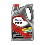 3X Mobil Super 5000 Mile 10W-30 Motor Oil Full Synthetic Lot Pack 5QT. Fixed Price $110.64.