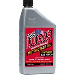 Lucas Oil High Performance Synthetic Motorcycle Sae 10W-30 Quart. Fixed Price $28.99.
