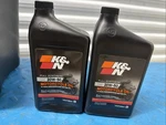 (lot Of 2) K And 20W-50 Motorcycle Engine Oil 1 Quart. Fixed Price $31.49.