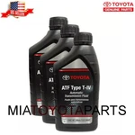 3 Genuine Toyota Lexus Atf T-iv Automatic Transmission Fluid Oil 00279-000T4-01. Fixed Price $35.99.