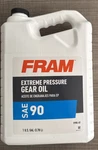 Fram Extreme Pressure Gear Oil Sae (1 Gallon) F990-01. Fixed Price $19.99.