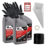 Factory Racing Parts Sae 10W-40 3QT Oil Change Kit Fits Kawasaki KVF750, KRF750. Fixed Price $42.99.
