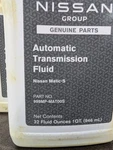 Nissan 999MP-MTS00P Matic-s Automatic Transmission Fluid 1 Quart. Fixed Price $8.50.