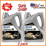 2 Pack Mobil Delvac 1 Esp Heavy Duty Full Synthetic Diesel Engine Oil 5W-40 Ga. Fixed Price $50.90.
