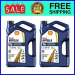 Shell Rotella T6 Full Synthetic 5W-40 Diesel Engine Oil, 1 Gallon, 2PACK. Fixed Price $45.91.