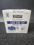 Kirkland Full Synthetic High Mileage 5W-30 Motor Oil 6 PACK-1QT New (40D). Fixed Price $34.99.