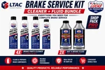 Lucas Oil Brake Service Kit Complete Cleaner + Dot 4 Fluid Bundle. Fixed Price $84.95.