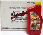Schaeffer Supreme 7000 20W-50 Para-synthetic Racing Motor Oil Extra Zinc 12 Qts. Fixed Price $186.95.