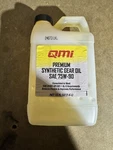 Qmi Premium Synthetic Gear Dil Sae 75W-90. Fixed Price $16.99.