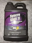 Bg Syncro Shift Ii Api GL-4 Sae 75W-75 2QT. Gear Lubricant New Sealed. Fixed Price $38.95.