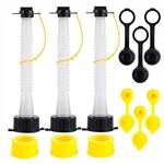 Gas Can Spout Replacement Improved Design Flexible Pour Nozzle Kit Yellow. Fixed Price $14.76.