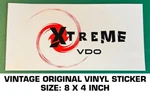 Vdo Xtreme Instruments - Vintage Original Vinyl Decal Sticker Drag Racing. Fixed Price $9.48.