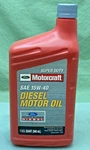 New Genuine Ford 1054481-03 Super Duty Sae 15W-40 Diesel Motor Oil Quart. Fixed Price $16.62.