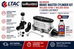 Wilwood WIL260-13190 + WIL260-8555 Brake Master Kit Lucas LUC10827. Fixed Price $404.95.