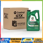 Castrol Gtx 10W-40 High Mileage Oil 5QT X3 Synthetic Blend Made In Usa. Fixed Price $83.69.