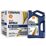 Shell Rotella T6 Full Synthetic 10W-30 Diesel Engine Oil, Gallon, Blue. Fixed Price $107.46.
