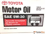 Toyota Motor Oil Sae 5W-30 12 Quarts 00279-1QT5W. Fixed Price $72.59.