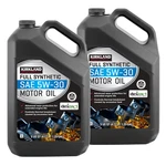 Kirkland Signature 5W-30 Full Synthetic Motor Oil, 5-QUART, 2-PACK. Fixed Price $64.99.
